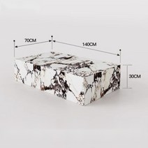 세라믹쇼파테이블 원형티테이블 거실좌식테이블, 커피테이블 140x60x30cm