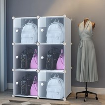 수납함 쇼룸 핸드백 쇼케이스 보관함 투명 정리함 가방 진열대 조립식 명품백 DIY, 2칸(1열2층)