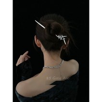 [실버플라워]궁중헤어비녀 헤어장식품 궁중비녀 긴머리 한복헤어비녀 패션헤어XC066