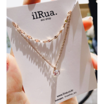 [써지컬스틸] 두줄 여리 목걸이(팔찌 발찌 추가 가능 3color )