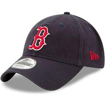뉴에라 MLB 코어 클래식 9TWENTY 조절 가능한 모자 캡 프리 사이즈 Boston Red Sox Alternate 2