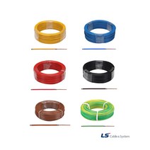 LS HFIX 소방전선 1.5SQ 난연전선 소방자재 단선 300M 정타, 황색