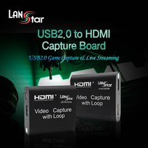 랜스타 USB 2.0 to HDMI 영상 캡쳐보드 LS-HD-CAP2N