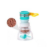 주방 세면대 수전 씽크대수도꼭지 회전 수도꼭지 Spouts 분무기 PVC 샤워 수돗물 정수기 노즐 필터 가정용 액세서리, [05] 04 Blue