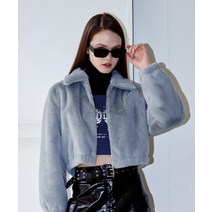 ORDINARY HOLIDAY 페이크 퍼 카라 점퍼 [GRAY] FUR COLLAR ZIP-UP JUMPER [GRAY]