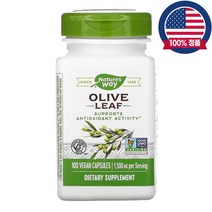 네이쳐스웨이 올리브잎추출물 OliveLeaf 500mg 100식물성캡슐, 1개, 100정