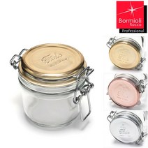 보르미올리 200ML 핑크 밀폐용기 유리 보관용기 반찬통 보관통 분쇄 원두 커피 보관, 단품