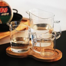 업소 가정용 계량컵 이유식 PC 플라스틱 비커, 투명, 500ml