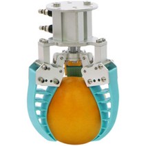 협동로봇 로봇손 로봇 손가락 클로 소프트 핑거, 세 손가락 공압식 무실리콘