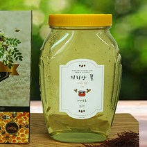 지리산벌꿀 토종벌꿀 국내산 진짜꿀 사양벌꿀 하루벌꿀 2.4kg 벌집꿀, 1병