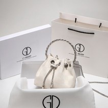 코코리히메 자갸드 미니 버킷백 복조리 핸드백