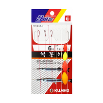 금호 참바늘 학꽁치 연주찌 채비 바늘카드 훌치기, 1개