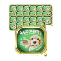 구루머스 강아지 사각캔 100g x 24개세트, 섞어서