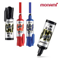 모나미 매직캡 낱개 (흑색청색적색), 1개, 청색