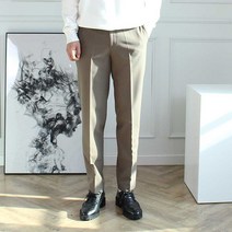 세컨에디션 겨울 속기모 밴딩 슬랙스 바지