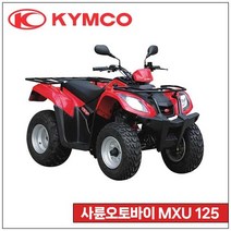 킴코 KYMCO MXU125 사륜 오토바이 4륜 4발 바이크 사발이 ATV 사륜바이크 농업용 군업용