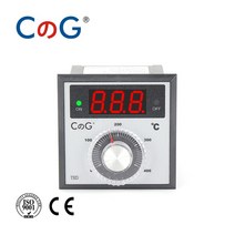TED 72x72mm K J PT100 AC220V 110V 24V 380V 손잡이 0-100 300 400 600 도 디지털 온도 조절기 전원 컨트, 02 K 0-200_04 110V