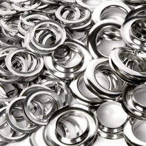 황동 아일렛 아일렛알 하도메, 20mm 50개, 1개