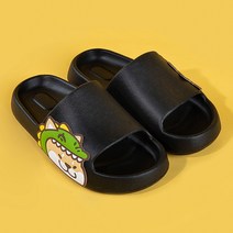 [악어시바견]남여커플 패밀리 2022 봄여름 캐릭터 귀여운 홈도매 샌들 아동용 슬리퍼