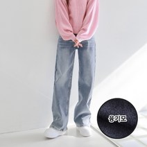 수비진 SP7197 융기모 허리스판 와이드팬츠 여성청바지 밍크기모 융기모 기모팬츠 와이드핏