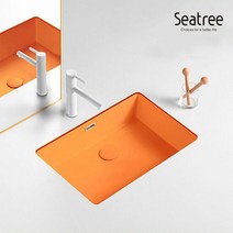 [씨트리] 언더볼 세면대_ST-L040U_OG 오렌지, 단품