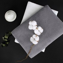 어메니티타올 호텔용 대형수건 비치타월 30수 350g 2장 세트, 화이트+그레이