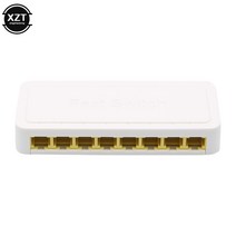 스위칭허브 네트워크 스위치 100Mbps 8 포트 미니 고속 이더넷 LAN RJ45 네트워크 스위치 허브 핫 1, 02 US