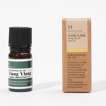 힐링팜스 영국 천연 아로마 에센셜 오일 10ml, 일랑일랑 향 10ml
