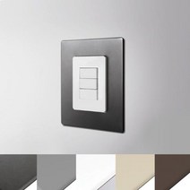 접착식 스위치커버 155x200 베르블럭 매트그레이, 1, 본상품선택
