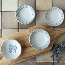 [AAY_9371305] 고반 청 찬기 11cm 4P SET 반찬접시 식기 찬접시 찬기 다용도찬기