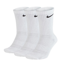 나이키 에브리데이 쿠션 크루 양말 3+3 세트, 화이트6켤레, 장목, 여성FREE