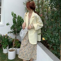 새로운 도착 사무실 레이디 우아한 솔리드 더블 브레스트 얇은 겉옷 여성 스트리트 퍼플 핑크 재킷 | 블레이저 |
