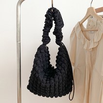 셀러브나인 나일론 셔링 구름 숄더백 여성 데일리 가방