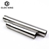 각파이프 사각 파이프 조인트 수나사 길이 물 오일 공기용 스테인레스 스틸 피팅 용접 니플 커플 링 커넥터, 100mm, DN8