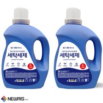 뉴리스 3L+3L 드럼 세탁기 겸용 천연 대용량 셀프 빨래방 액상 액체 여성속옷 세탁세제, 1개