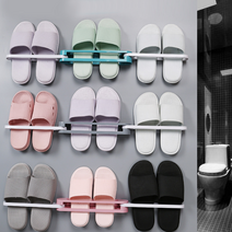 밀스턴 폴더블 슬리퍼 실내화 거치대 2개, 그레이