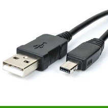 카시오 Exilim 카메라 EX-ZR500 용 USB 충전기 및 동기화 데이터 케이블 AD-C53U 충전기 용 ZR510 ZR410 EX- ZR20 ZR200 ZR300 ZR1000, 1.2 메터_1, Black_1