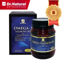 닥터내츄럴 연어오일 1000mg 180캡슐 오메가3 EPA 180mg DHA 120mg, 1통