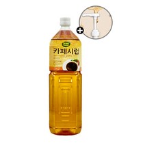 청정원 대상 그린스위트 카페시럽 브라운 1.5L + 펌프 카페시럽 슈가시럽 시럽펌프, 시럽1개+DY펌프