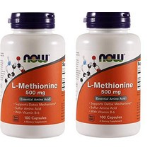 Now Foods L-메티오닌 100캡슐 500mg(2팩)