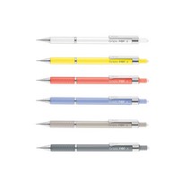 모나미 그리픽스 팝샤프 0.5mm 필기구 문구용품 공부, 실버 그레이