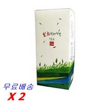 죽로차 새싹 보리 차 건잎 덖음차 침출차 보리순 어린순 폴리코사놀 베타카로틴 추출물 수제녹차 국내산, 2개, 40g
