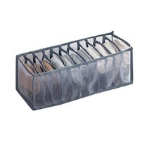 언더베드리빙박스 옷장안서랍장 리빙 폴딩 박스 틈새 정리함 13pcs 새로운 속옷 브래지어 주최자 보관 상자 2 색 서랍 옷장 주최자 속옷 스카프 양말 브래지어 뜨거운 판매, 협력사, 회색 11그리드