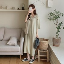 신세계TV쇼핑 [옷자락] 여자 여름 임부복 등원 반팔 롱원피스