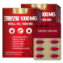 순수식품 크릴오일 1000mg 인지질58%, 2개, 30캡슐