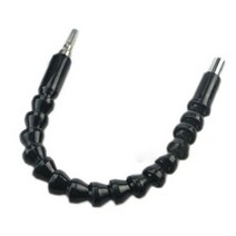 샤프트 연장 스크루 드라이버 295mm 드릴 임팩트 래칫 연장로드 전자 연결 링크, Black, One Size