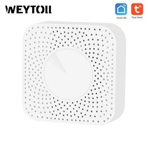 루버창 Tuya-WiFi 지능형 공기 가정부 측정기 6-in-1 품질 모니터 PM2.5/포름알데히드/TVOC/CO2/온도/습도, 한개옵션0