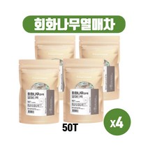 회화나무 열매차 회화나무열매티백 삼각티백 이소플라본 여성 갱년기에 좋은 음식 회화나무열매 추출물 소포리코사이드 괴각차 50티백, 50T X 4개