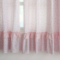 아망떼 레빗가든 캉캉프릴 순면 창커튼 2장세트 300x170
