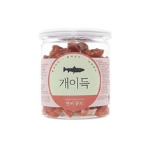개이득 연어 큐브 200g 강아지 간식 육포사사미 소용, 본상품선택
